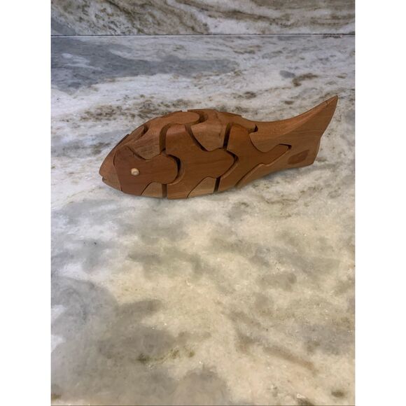 3D Jigsaw Fish Wooden Puzzle #fish #games #toys #jigsaw - Picture 4 of 5